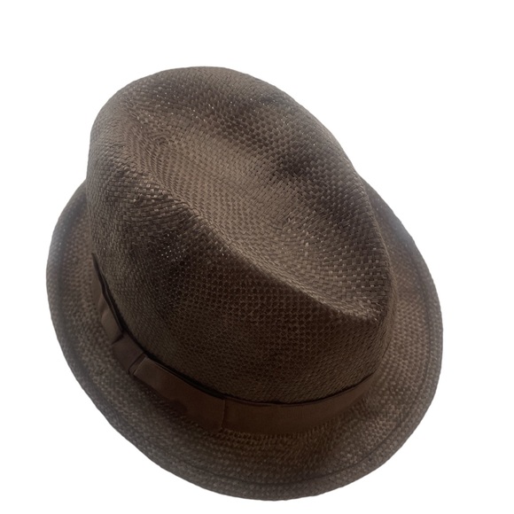 Nine West chocolate brown Fedora, hat,New - Picture 6 of 6